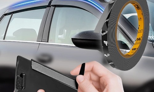 Examples of hot melt adhesives in automotive applications such as hot pressing and welding.
